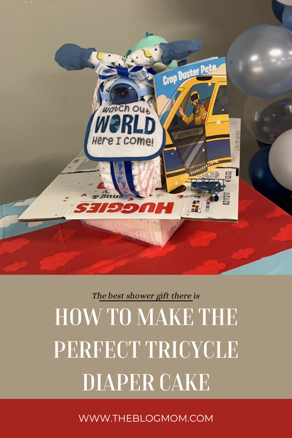 How To Make A Tricycle Diaper Cake How to Make the Perfect Tricycle Diaper Cake for the Next Baby Shower